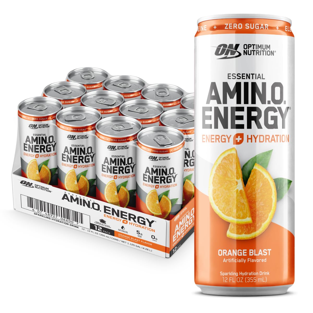 Optimum Nutrition Amino Energy Sparkling Hydration Drink, Electrolytes, Caffeine, Amino Optimum NutritionAu supplements