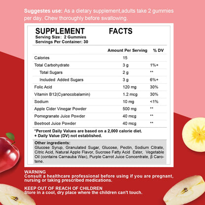 Apple Cider Vinegar Gummies Keto ACV Gummies for Weight Loss and Belly Fat Tary NallyUS supplements