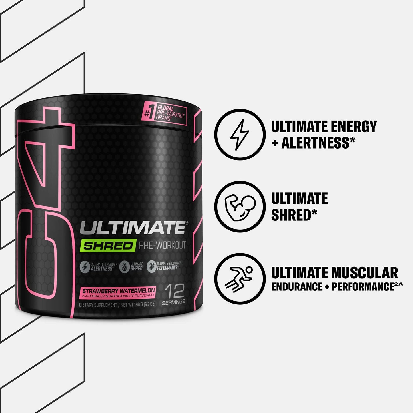 Cellucor C4 Ultimate Shred Pre Workout Powder, Fat Burner for Men & Women, Weight Loss CellucorUS supplements