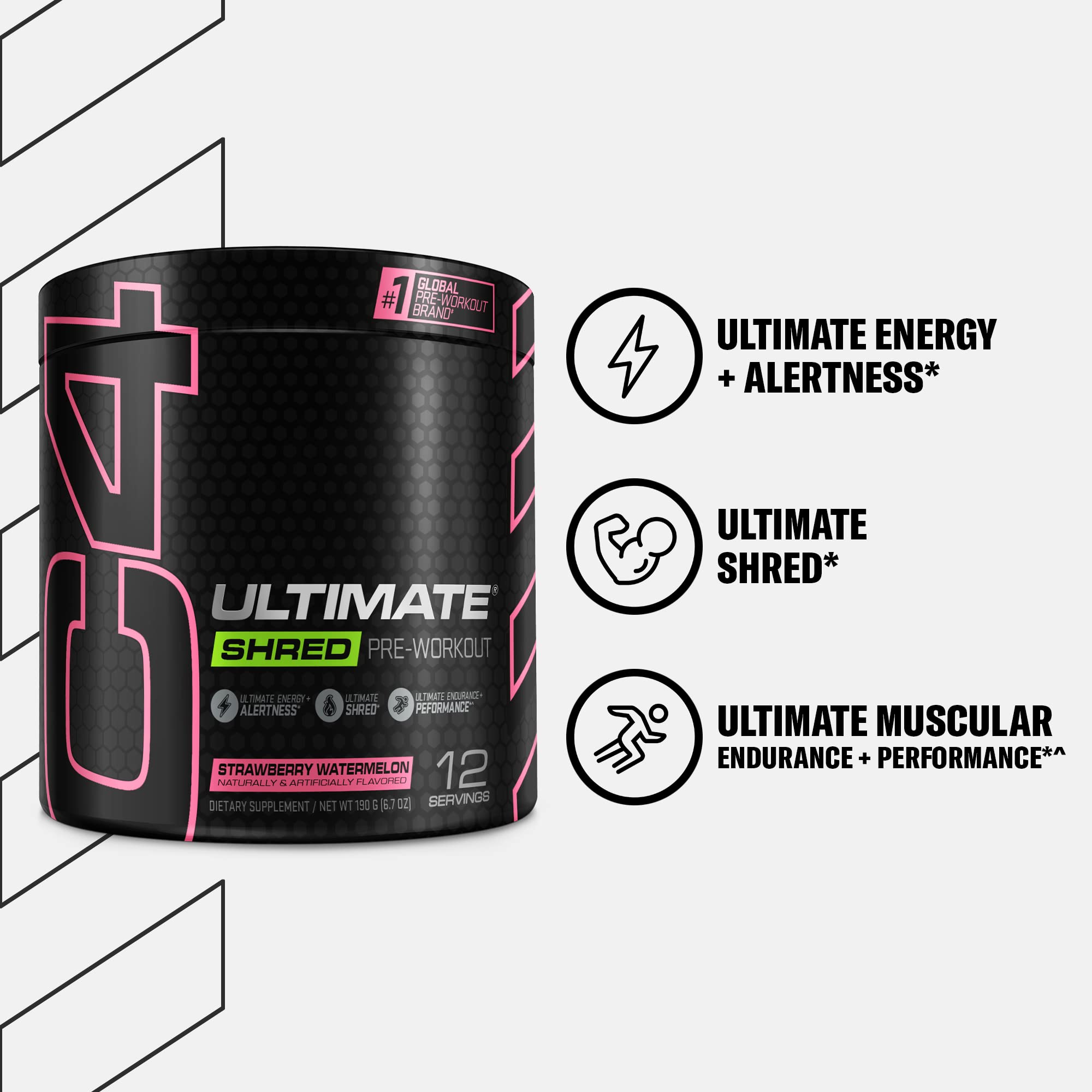 Cellucor C4 Ultimate Shred Pre Workout Powder, Fat Burner for Men & Women, Weight Loss CellucorUS supplements