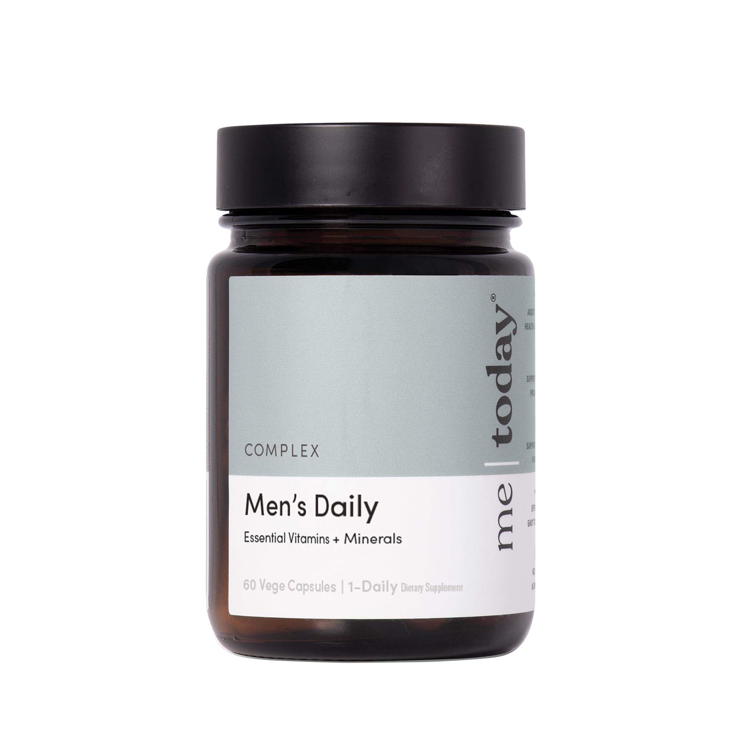me today Multivitamin for Men, Mineral Supplements with 27 Vitamins, Minerals and Herbs, Including D, C, A, B, Biotin and Zinc, Vegetarian | General Health Supplements | 60 Capsules me todayAu supplements