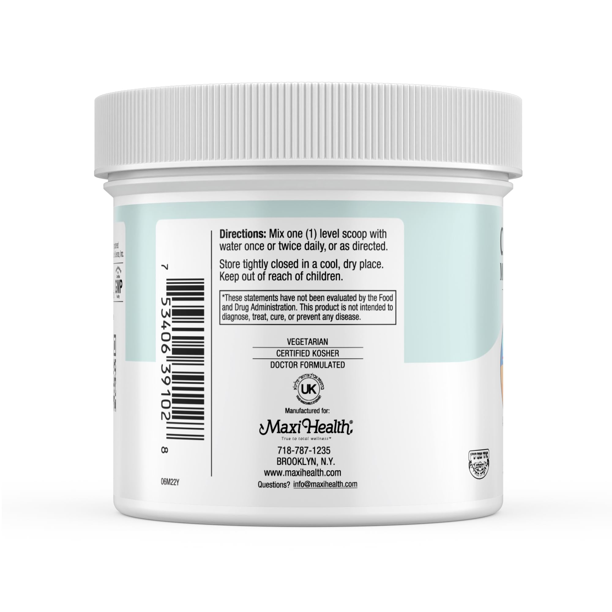 Maxi Health Creatine Monohydrate Powder – Pure Creatine Powder with L-Taurine & Ribose for Energy, Strength, & Muscle Gain – Vegan & Kosher – 30 Servings Maxi HealthAu supplements