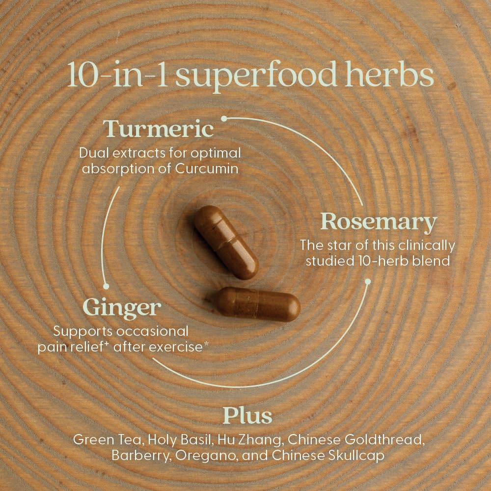 New Chapter Zyflamend™ Joint Supplement & Herbal Pain Relief – 10-in-1 Superfood Blend with Turmeric, Ginger & Green Tea - for Healthy Inflammation Response, Mobility & Flexibility, 180 Capsules New ChapterAu supplements