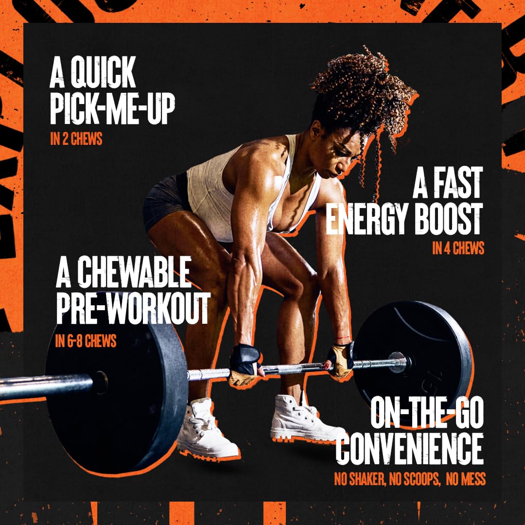 Animal Energy Chews, Fast Acting Energy with Caffeine, Nootropics and Sea Salt AnimalUS supplements