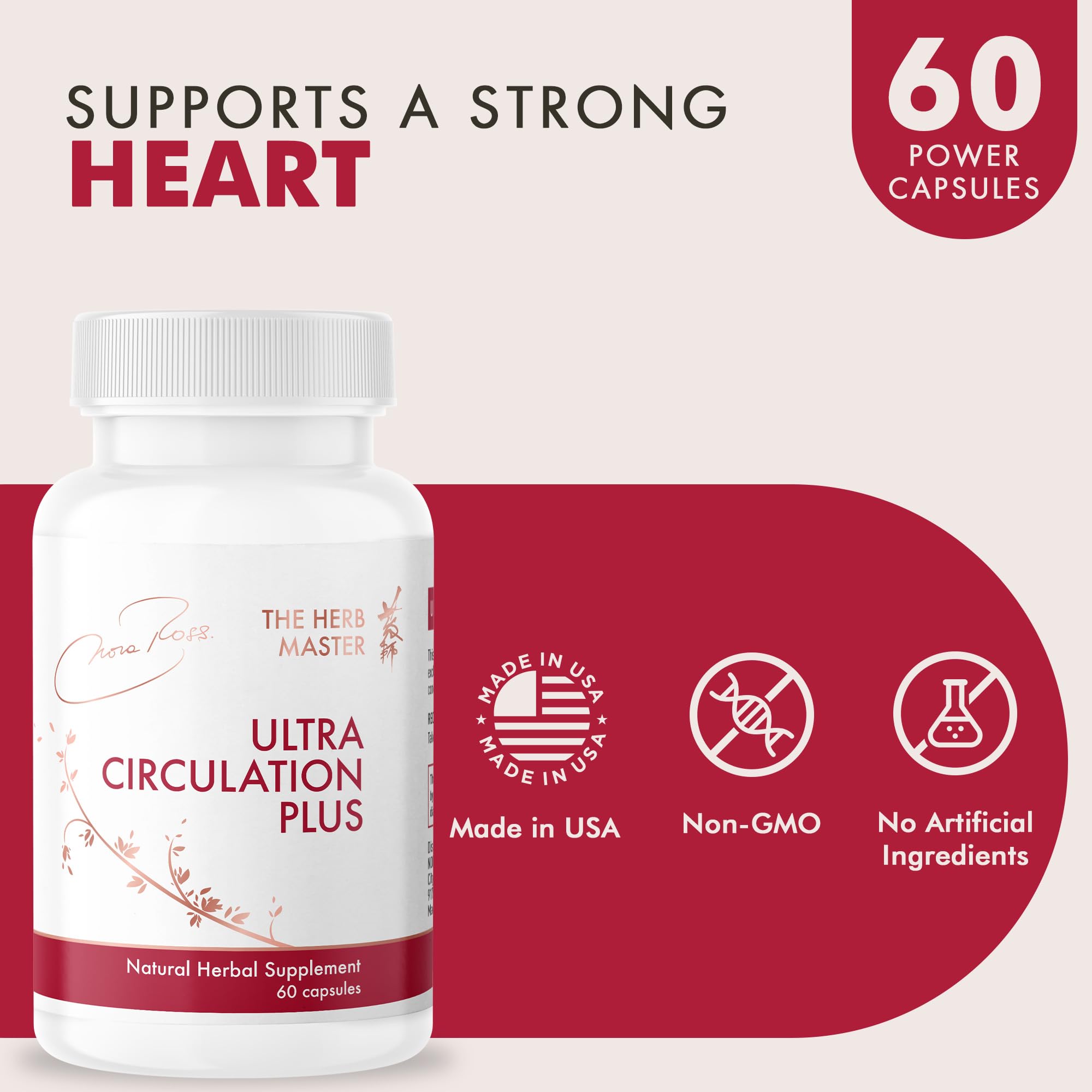 Nora Ross Ultra Circulation Supplements – Healthy Nitric Oxide Supplements for Men & Women – Healthy Heart and Blood Flow Support – Nitric Oxide Booster Supplement – 60 Capsules Nora Ross, Inc.Au supplements