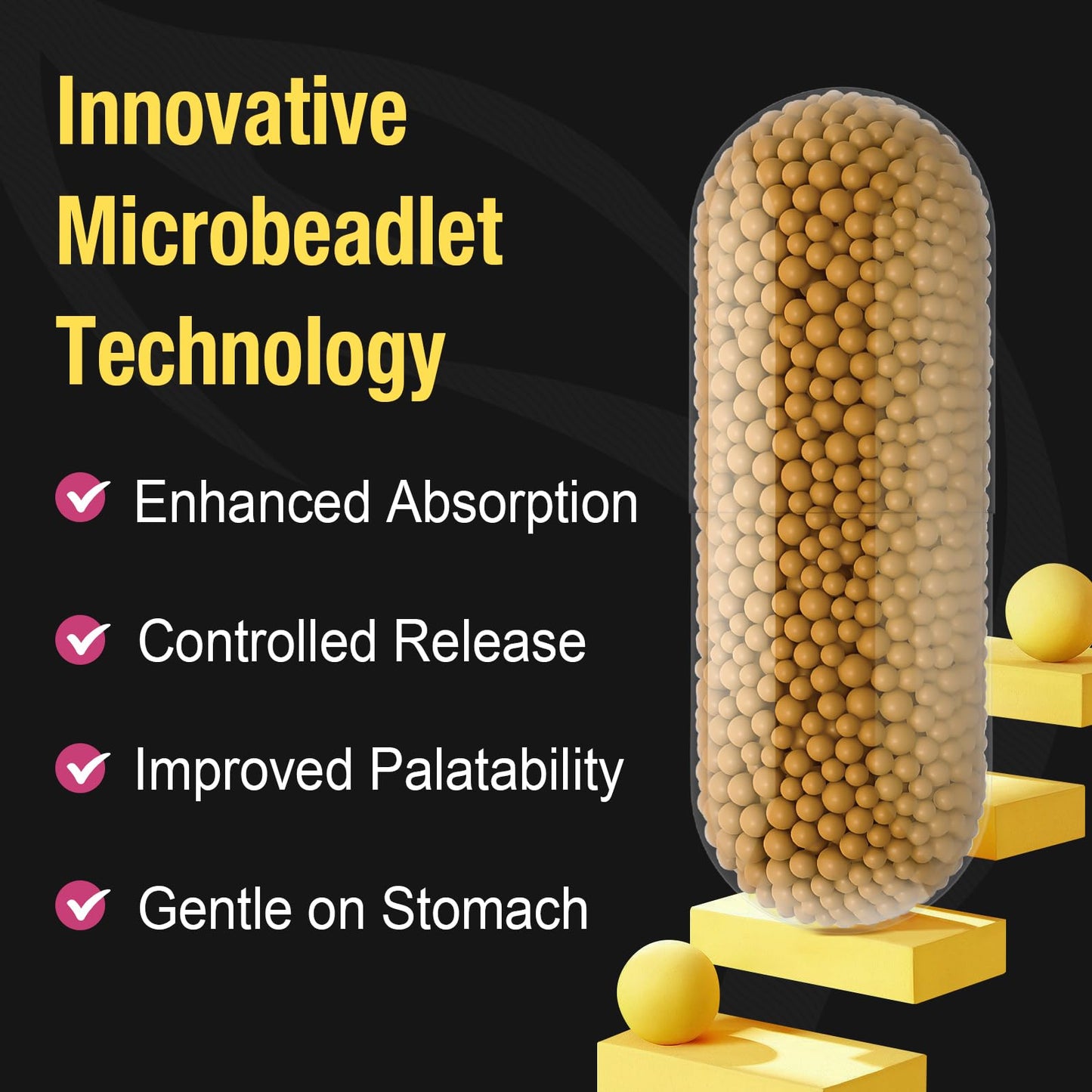 Berberine Supplement 1200mg Berberine HCL - High Bioavailability Microbeadlet CanarataUS supplements