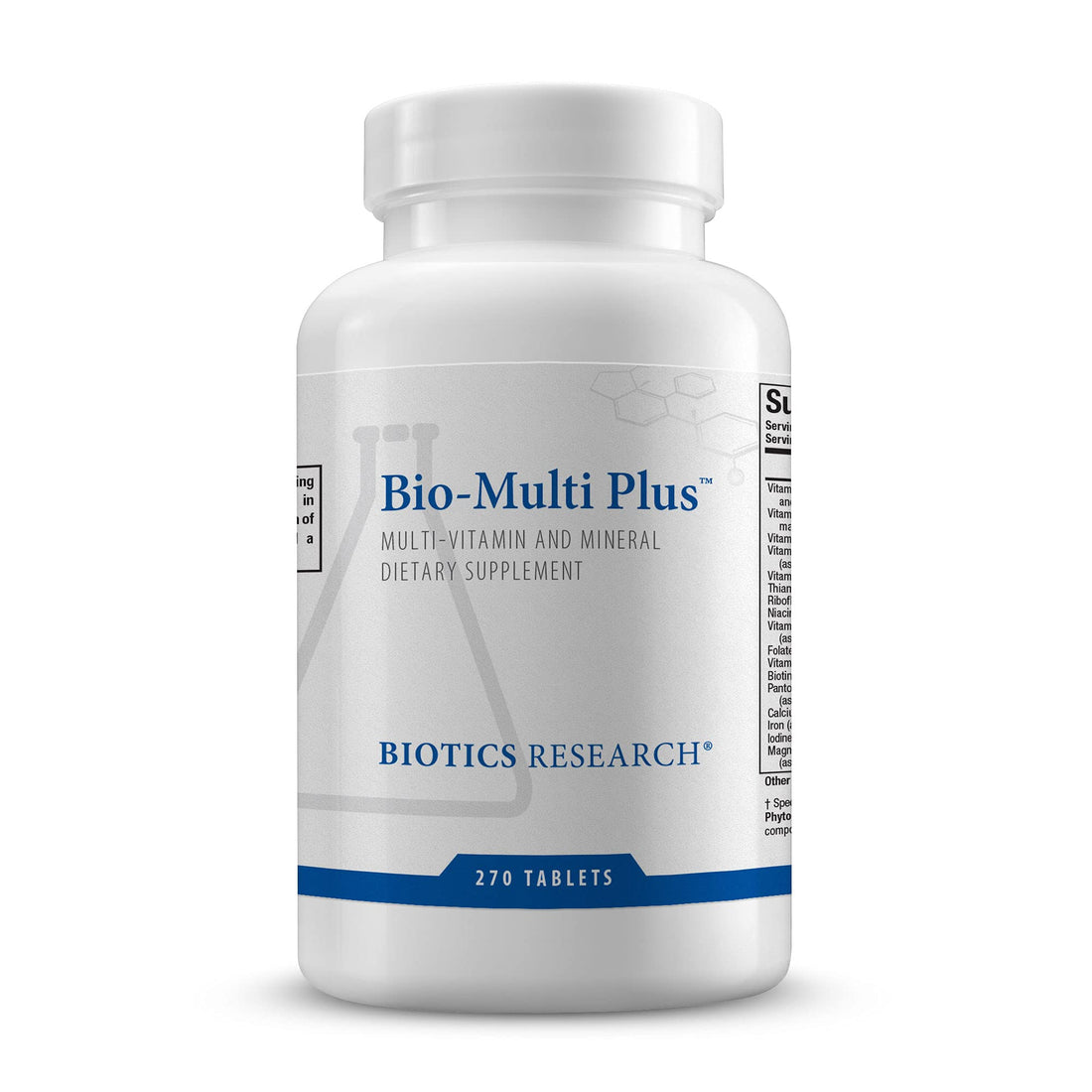 BIOTICS RESEARCH Bio-Multi Plus - Robust Foundational Multivitamin/Mineral Formula, Contains Plant-Based Trace Minerals 270 Tablets BIOTICS RESEARCHAu supplements