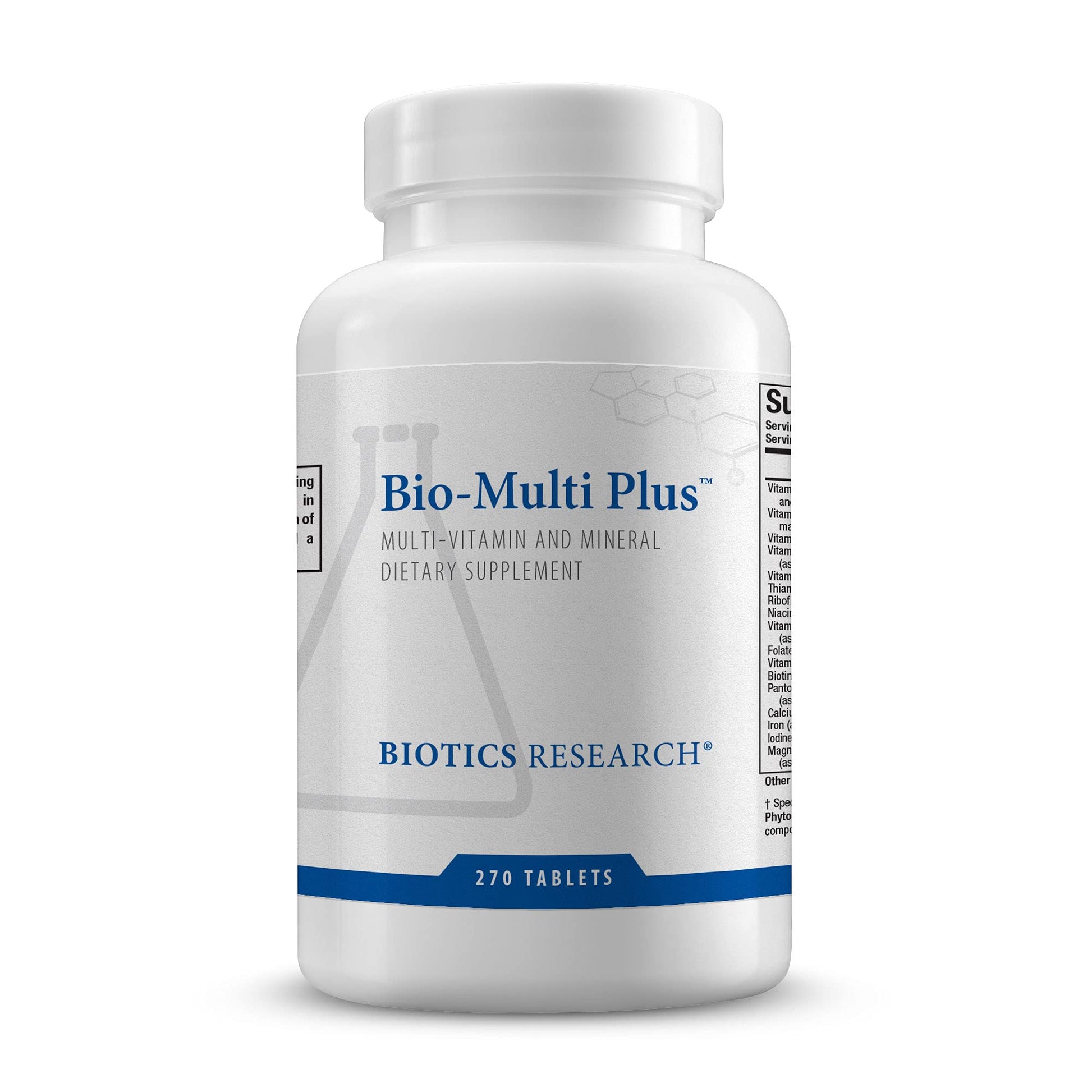 BIOTICS RESEARCH Bio-Multi Plus - Robust Foundational Multivitamin/Mineral Formula, Contains Plant-Based Trace Minerals 270 Tablets BIOTICS RESEARCHAu supplements