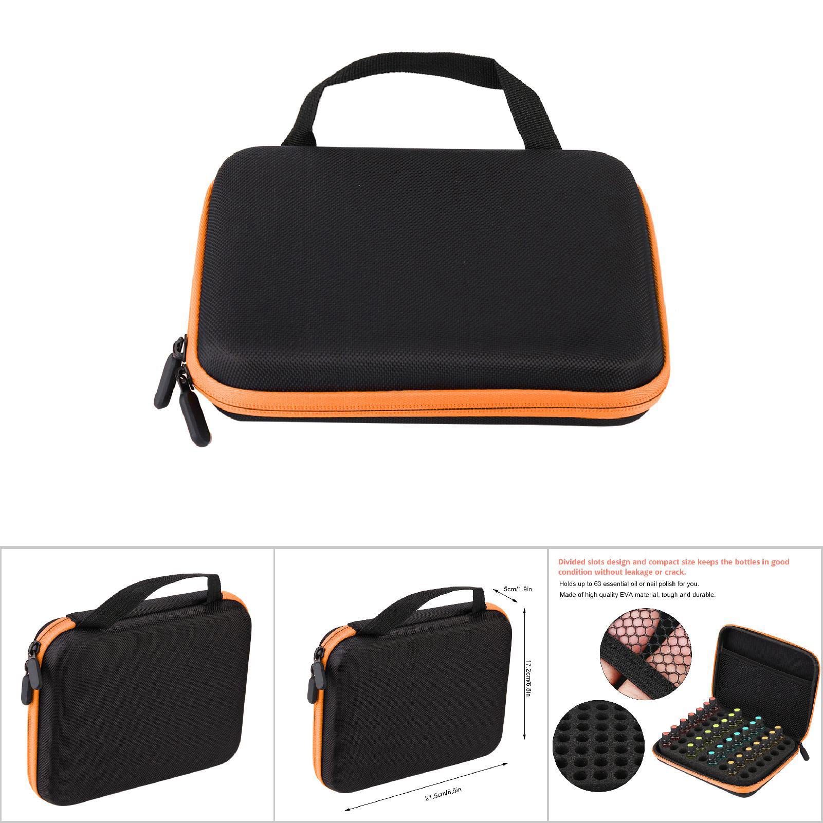 Essential Oil Storage Holder Organizer Carrying Case, Essential Oils Box Holds 63 Bottles GOTOTOPAu supplements