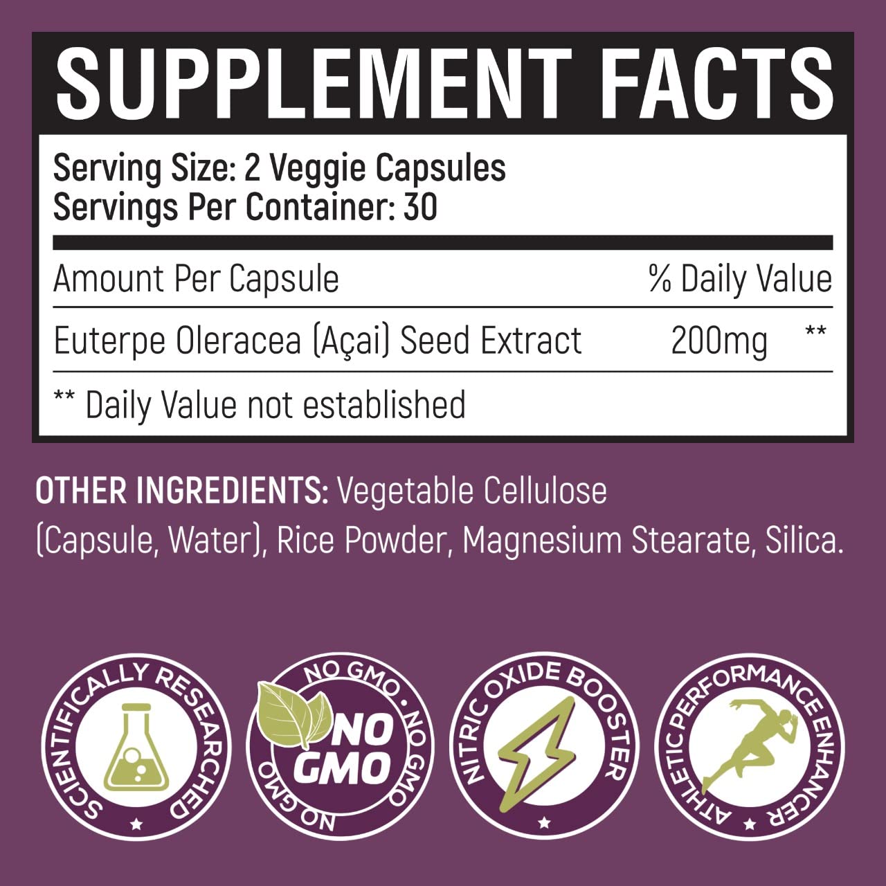 POWER SEEDAÇAÍ New Patented Nitric Oxide Supplement -Increase Blood Flow & Circulatio POWER SEEDAÇAÍAu supplements