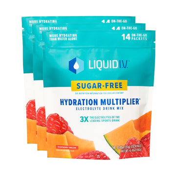 Liquid I.V. Sugar-Free Hydration Multiplier - Raspberry Melon – Hydration Powder Packets Liquid I.V.Au supplements