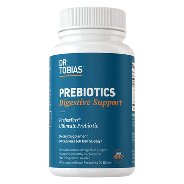 Dr. Tobias Prebiotics, Supports Digestion & Gut Health, Feed Good Probiotic Bacteria Dr. TobiasUS supplements