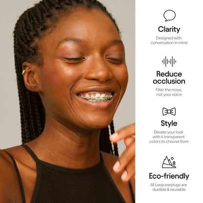 Loop Engage Earplugs for Conversation – Low-Level Noise Reduction LoopUS supplements