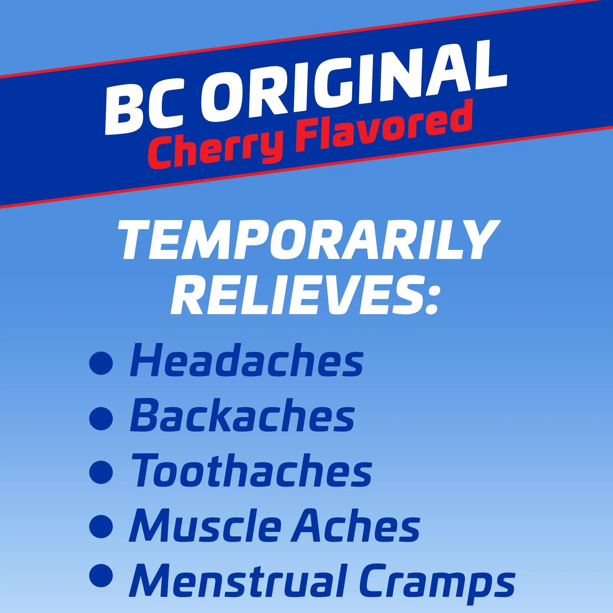 BC Powder Pain Reliever, Cherry Flavor Aspirin Dissolve Packs, 24 Count Powder Packets (2 Pack) BCAu supplements