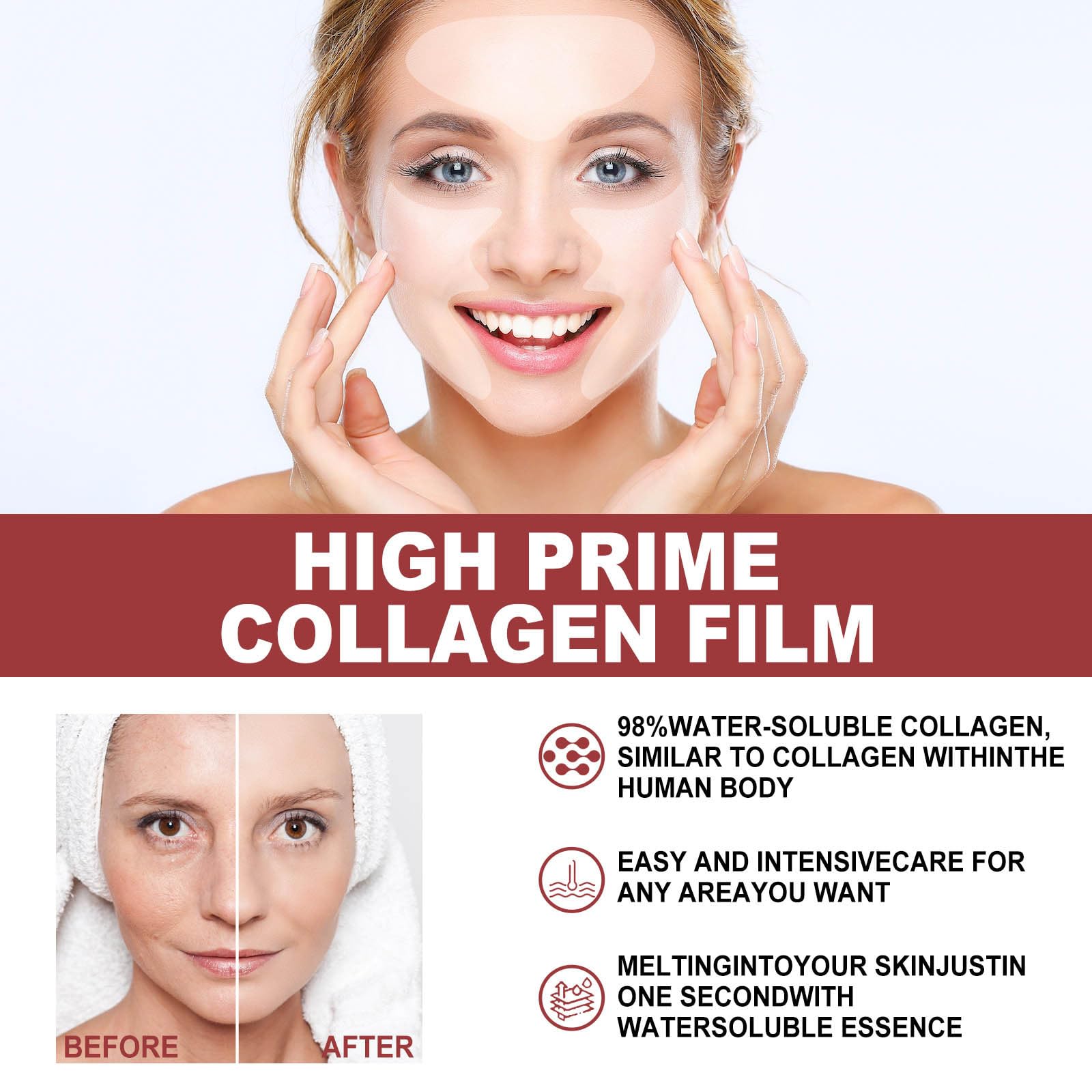 Melting Collagen Film, Peptide Collagen Film, Soluble Collagen Supplement Film With Hydrolysed Collagen OrgrulAu supplements