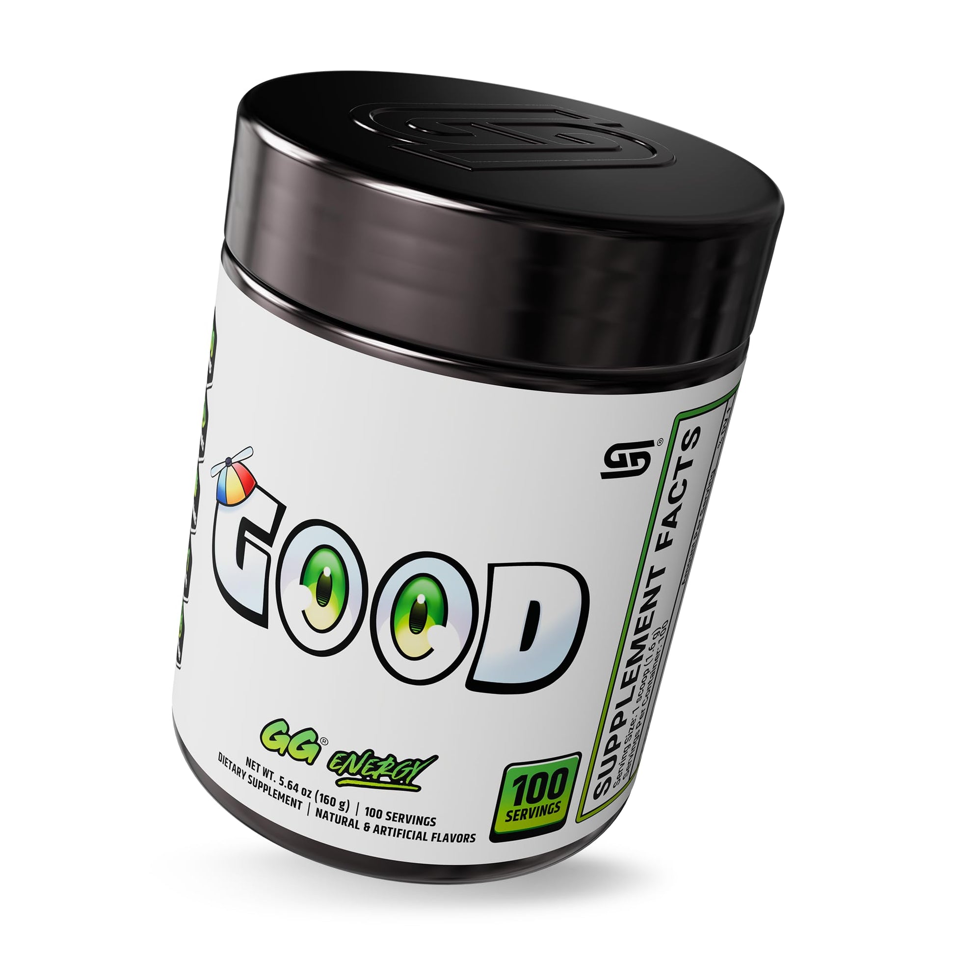 Gamer Supps GG Energy - Good by SMii7Y (100 Servings) - Keto Friendly Gaming Energy and Nootropic Blend, Sugar Free + Organic Caffeine + Vitamins + Immune Support, Powder Drink Gamer SuppsAu supplements