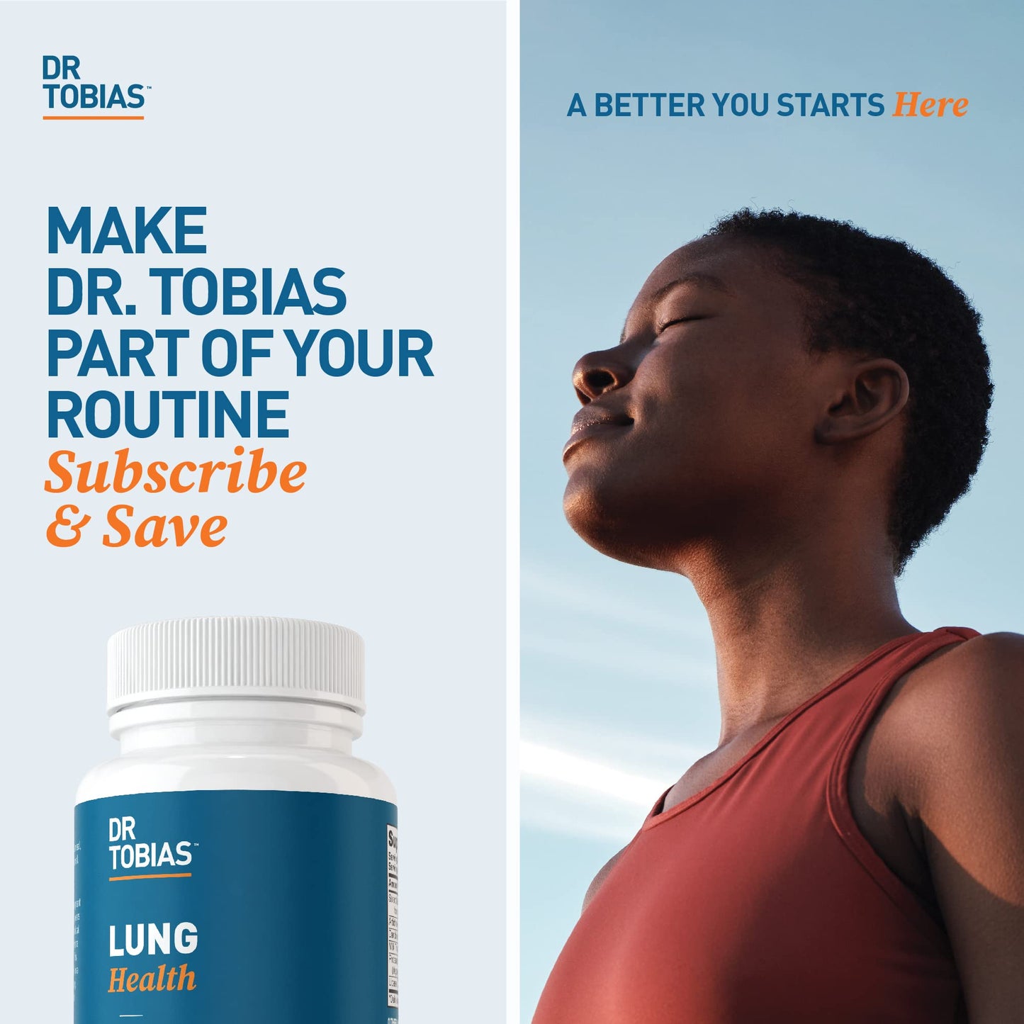 Dr. Tobias Lung Health, Lung Support Supplement with Vitamin C, Butterbur, Quercetin Dr. TobiasUS supplements