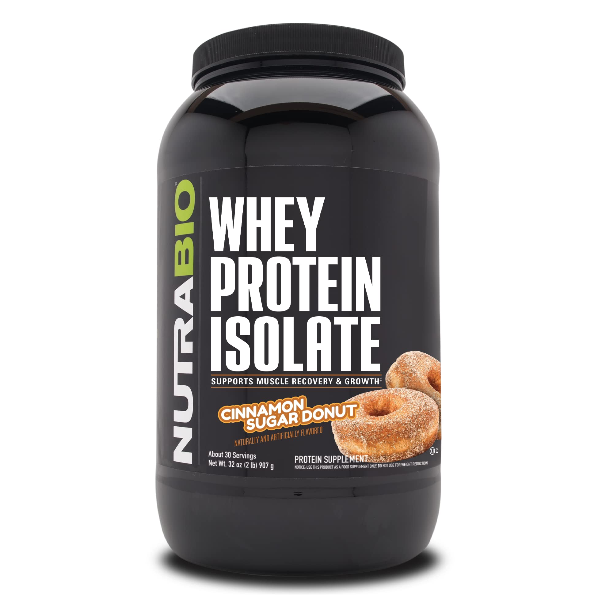 NutraBio Whey Protein Isolate Supplement – 25g of Protein Per Scoop with Complete NutraBioUS supplements