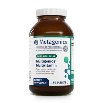 Metagenics Multigenics Multivitamin - Daily Multivitamin with Beta-Carotene, Folic Acid, Calcium & Magnesium - Supports Bone, Heart, Immune & Cellular Health MetagenicsAu supplements