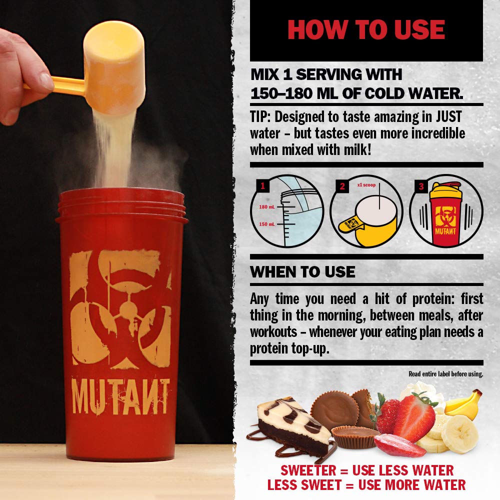 MUTANT ISO Surge – Pure whey Protein Isolate Powder, Low carb, Low Fat, Digestive Enzyme Boosted MutantAu supplements