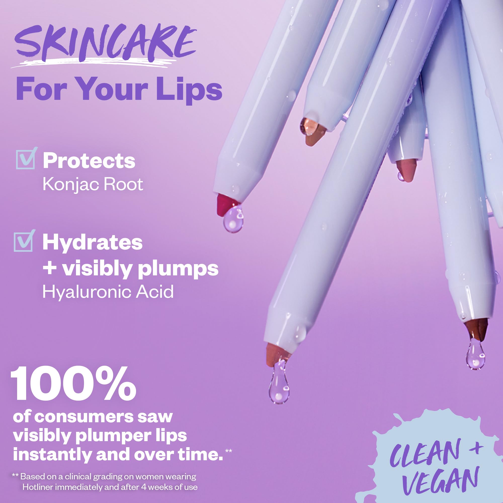 Kosas Hotliner Retractable Lip Liner Pencil with Built-In Brush & Sharpener - Easy Contouring, Hydrating, Long-Lasting- Pigmented Creamy Texture for Plumping Lips - Hyaluronic Acid & Konjac - Infinite KosasAu supplements