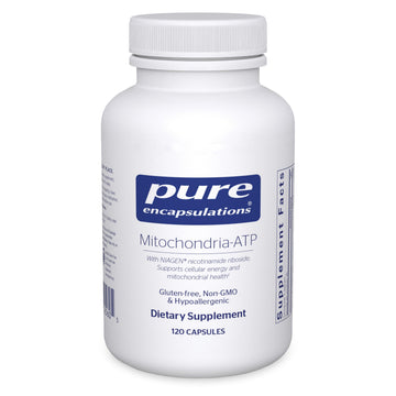 Pure Encapsulations Mitochondria-ATP - Mitochondrial Support - ATP Production Aid* - with Vitamin C, Vitamin E & Thiamin - Antioxidant Support - 120 Capsules Pure EncapsulationsAu supplements