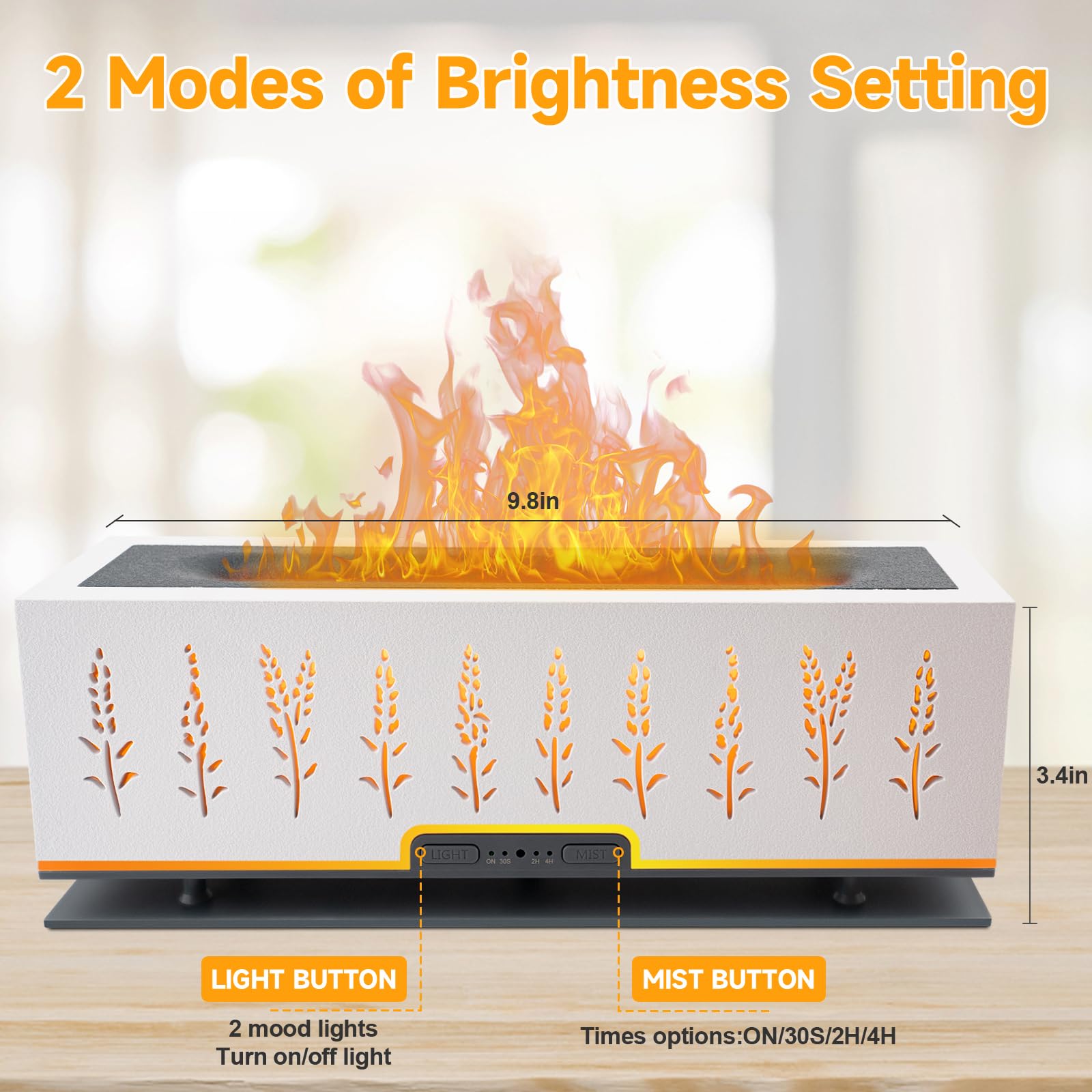 WENPHONE Flame Air Aroma Diffuser Humidifier, Essential Oil Diffuser, 200ml Aromatherapy Diffuser WENPHONEAu supplements