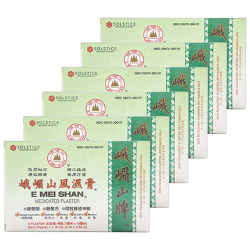 E Mei Shan Medicated Plaster (Jako Kototsu) (5 plasters per Box) (6 Boxes) (Solstice) E Mei ShanAu supplements