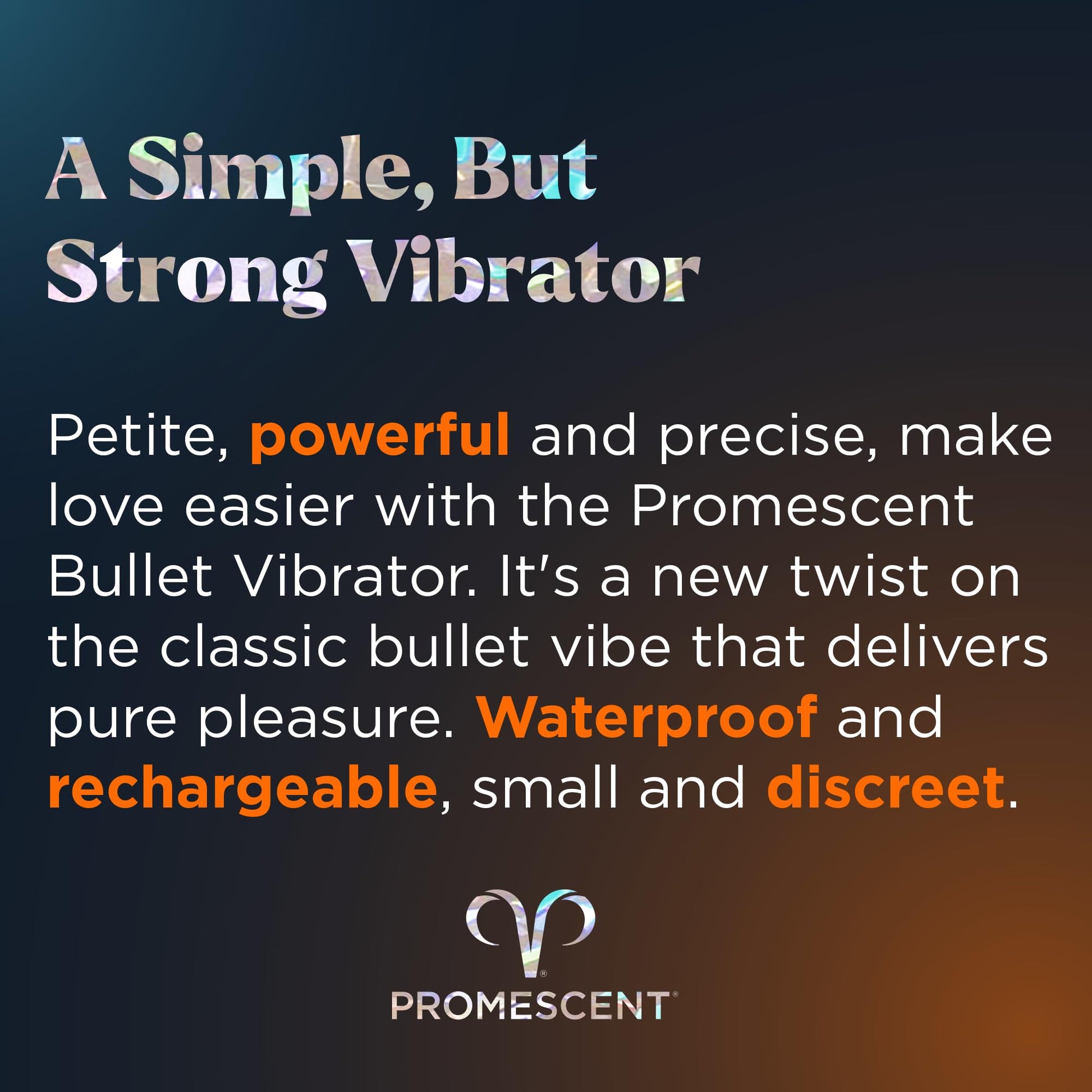 Promescent Vibrator Bullet with 27 Play Modes, Compact Vibrator Wand, Discreet Womens Sex Toys with Multiple Stimulation Settings, Pure Pleasure Sex Toy, Clitoral Stimulator for Women PromescentAu supplements