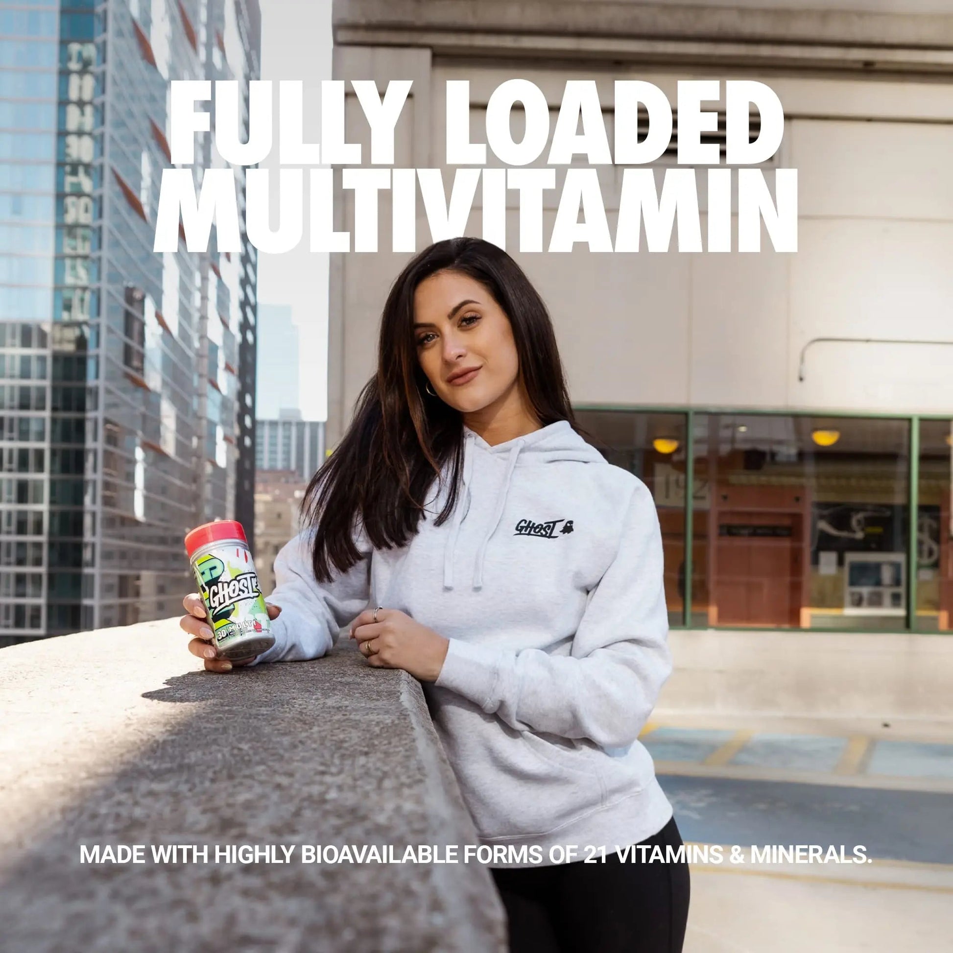 GHOST Multi Multivitamin for Men & Women, 90 Capsules - Loaded with 21 Vitamins GHOSTAu supplements