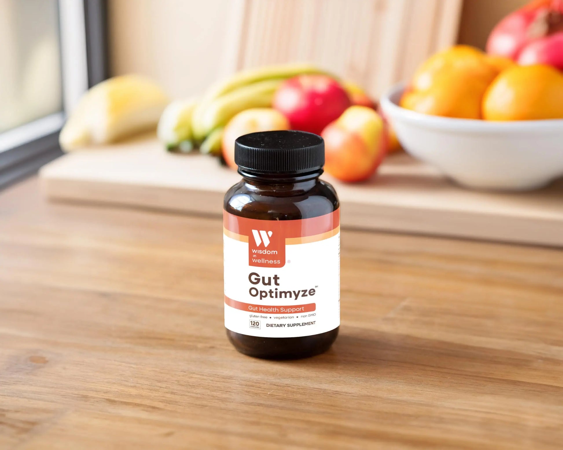 Wisdom In Wellness Gut Optimyze - 120 Digestive Health Capsules - Vitamins & Probiotics for Gut Health - Complete for Men & Women - Digestive Gut Health Pills - Healthy Gut Probiotics Wisdom In WellnessAu supplements