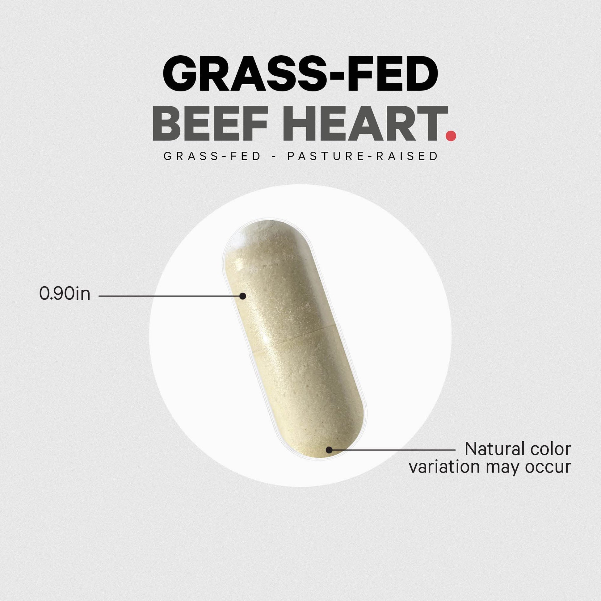 Codeage Grass Fed Beef Heart Supplement - Freeze Dried, Non-Defatted, Desiccated Glandular Supplements - Bovine Meat & Liver Pills - Beef Vitamins for Heart - Non-GMO -180 Capsules CodeageAu supplements