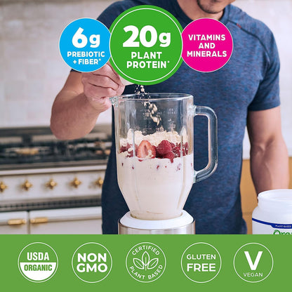 Orgain Organic Vegan Meal Replacement Protein Powder, Vanilla Bean - 20g Plant Based Protein OrgainUS supplements
