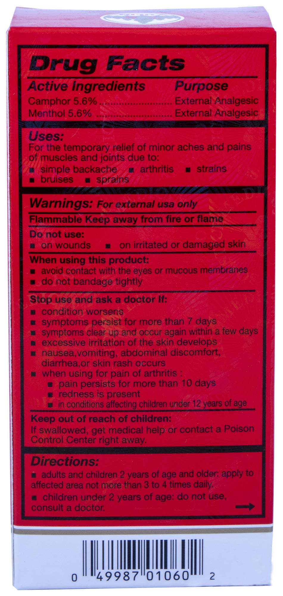 ZHENG GU SHUI - External Analgesic Lotion, 3.4 Oz Solstice Medicine CompanyAu supplements