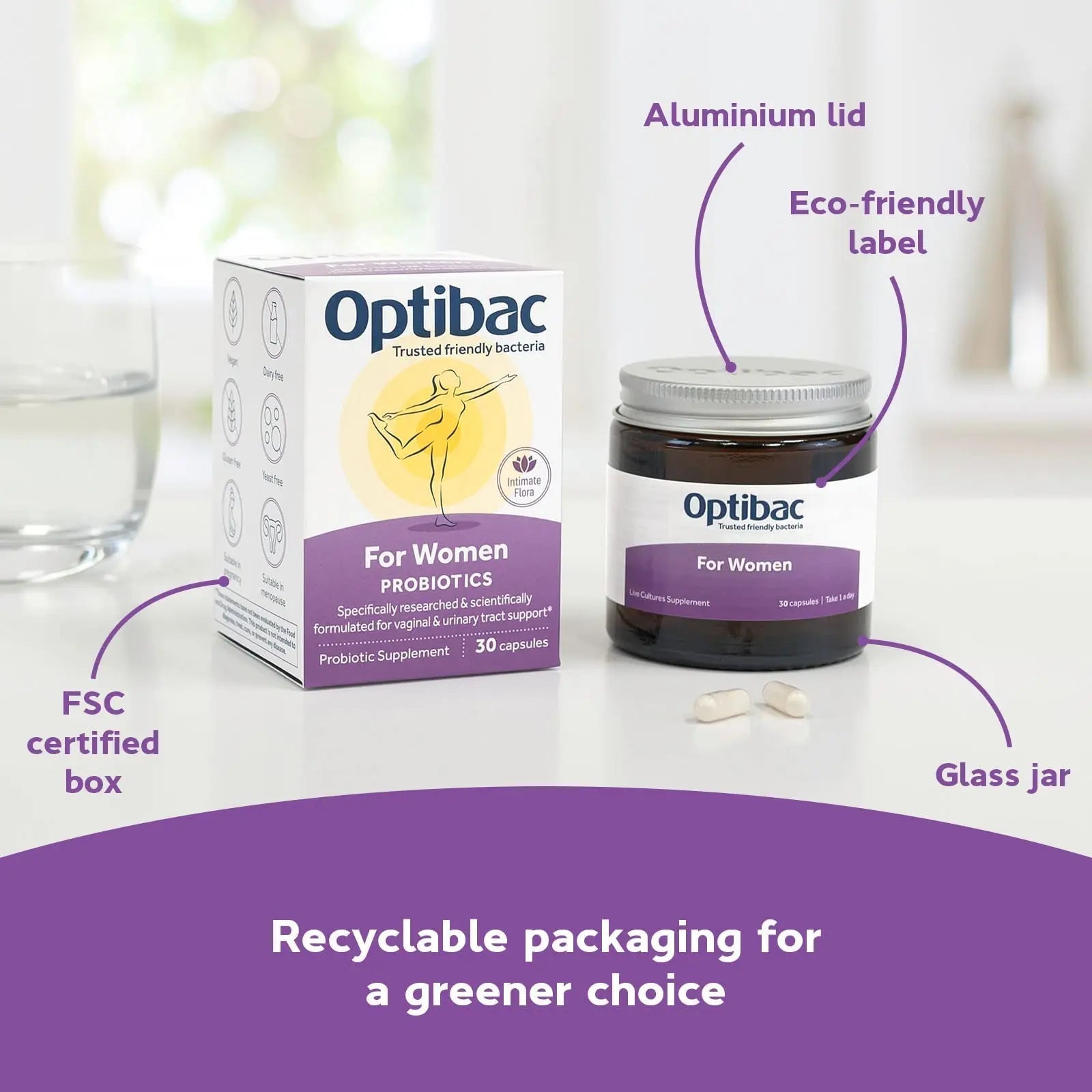 Optibac Probiotics for Women - Vegan Probiotic to Support Vagina Flora and Urinary Tract Health - 14 Capsules Optibac ProbioticsAu supplements