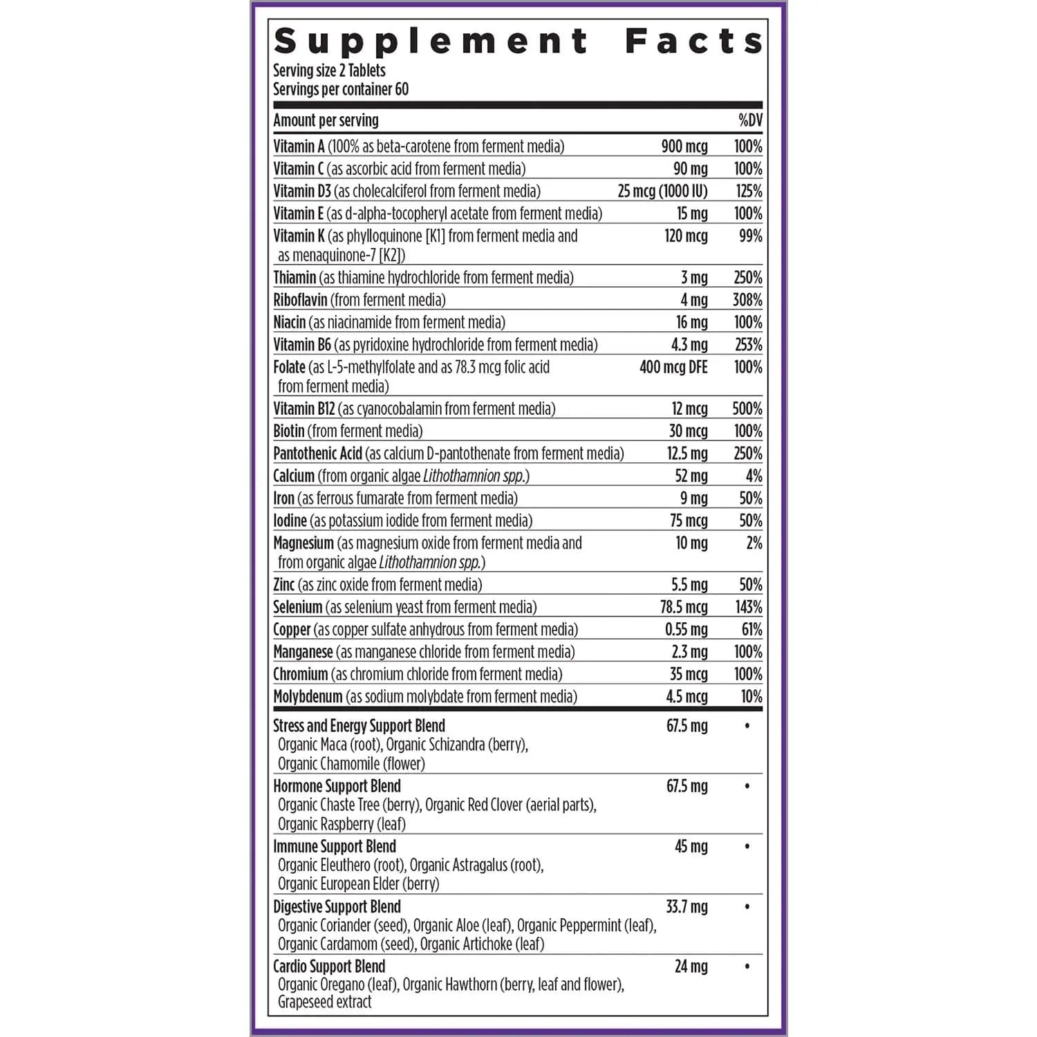 New Chapter Women's Multivitamin Advanced Formula for Stress, Bone, Immune, Beauty & Energy Support, Higher Levels New ChapterAu supplements