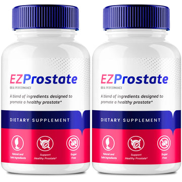 EZ Prostate Capsules, EZ Prostate Pills - Official EZ Prostate Supplement Pills - Maximum Strength Advanced All Natural Formula, EZProstate Health Men Pastillas Reviews (2 Pack) IDEAL PERFORMANCEAu supplements