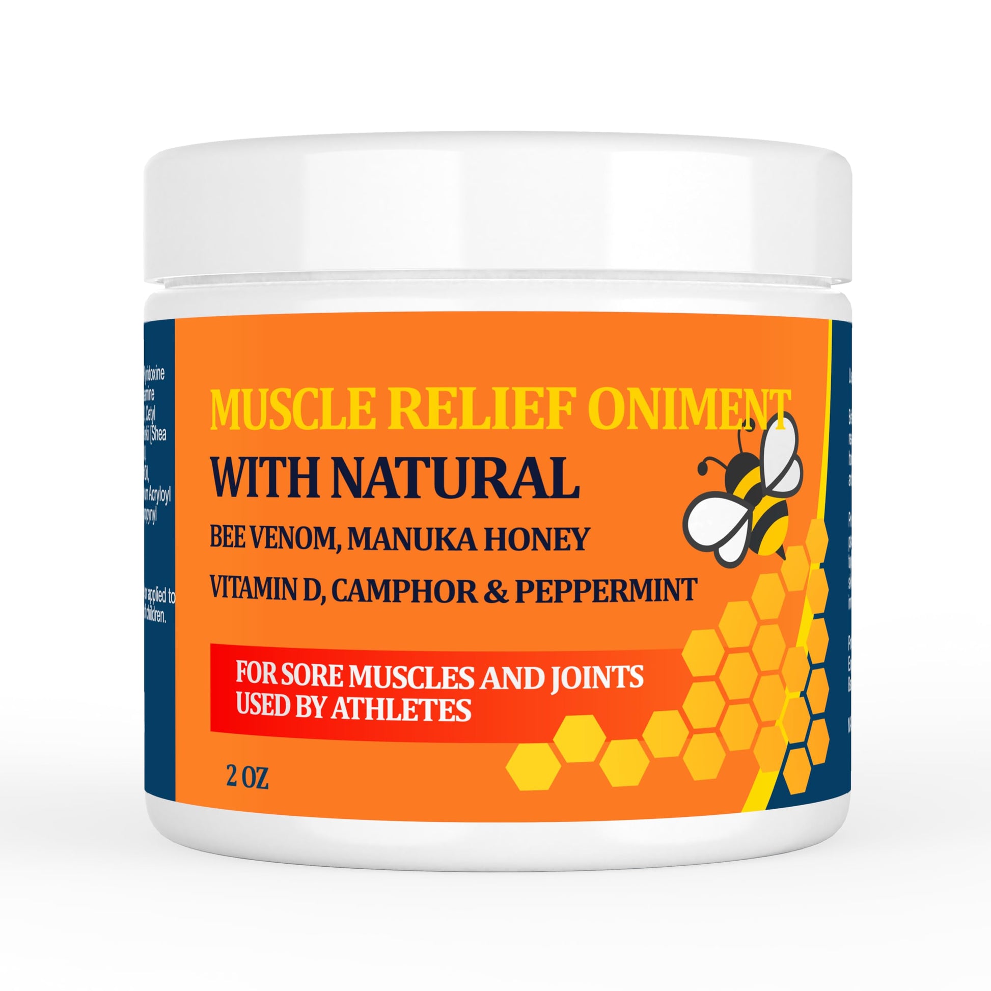 Beeswax and Honey Fast Acting Joint Muscle Bone Cream, Immediate Help for Back, Neck, Hand, Feet, Knee, Shoulder, Topical, Nerve, Plantar, Ankle, Foot Discomfort, Natural Added YOKOBBYESAu supplements