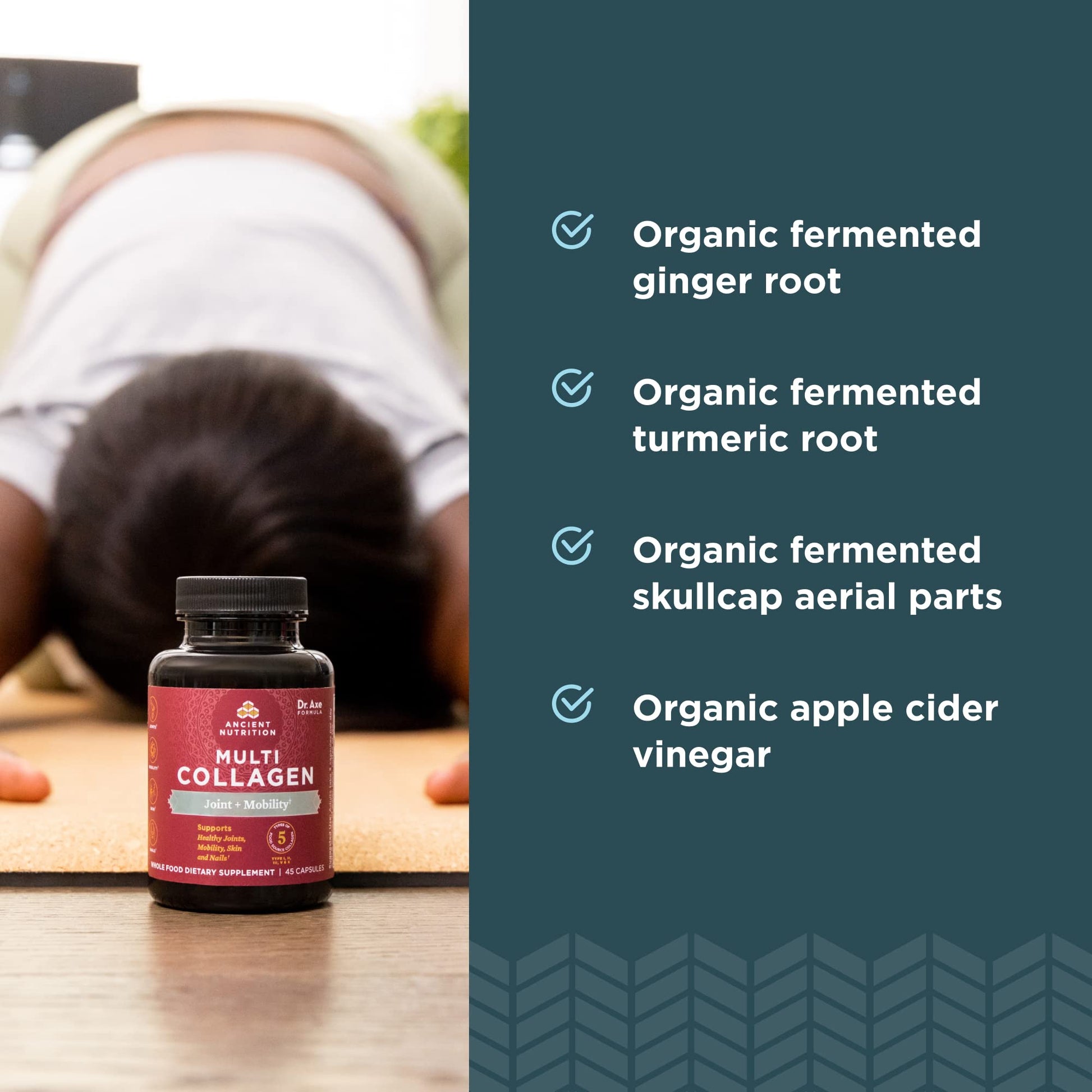 Ancient Nutrition Collagen Pills for Joint Support, Multi Collagen Capsules 90 Ct, Joint + Mobility, Supports Joints, Skin & Nails, Exercise Recovery, Paleo and Keto Friendly, Gluten Free Ancient NutritionAu supplements