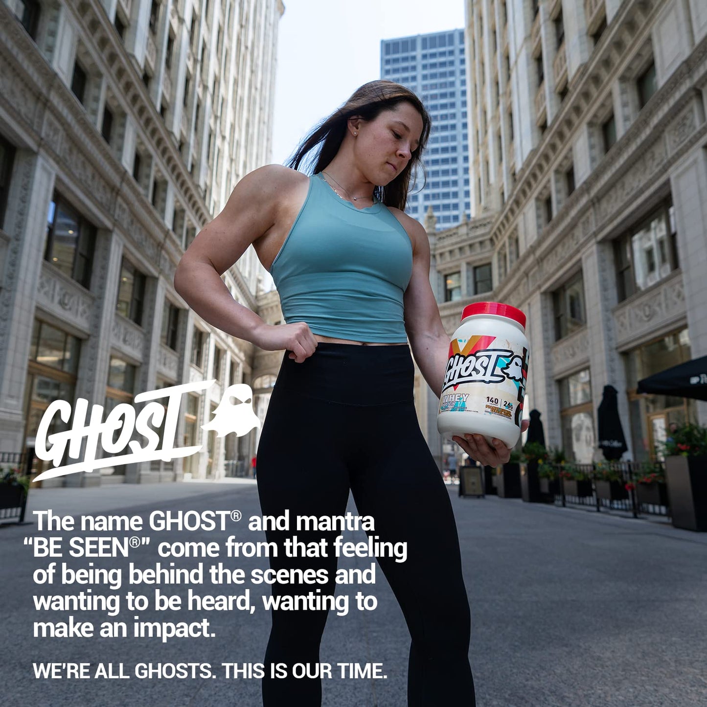 GHOST Whey Protein Powder, Peanut Butter Cereal Milk - 2LB Tub, 26G of Protein GHOSTUS supplements