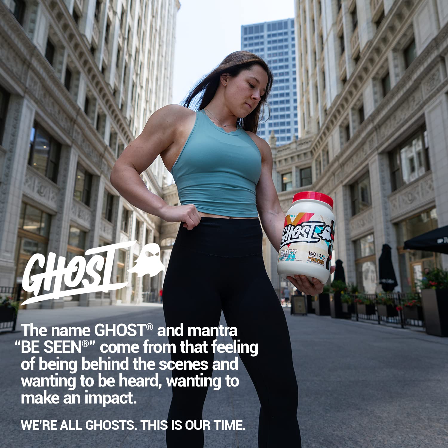 GHOST Whey Protein Powder, Peanut Butter Cereal Milk - 2LB Tub, 26G of Protein GHOSTUS supplements