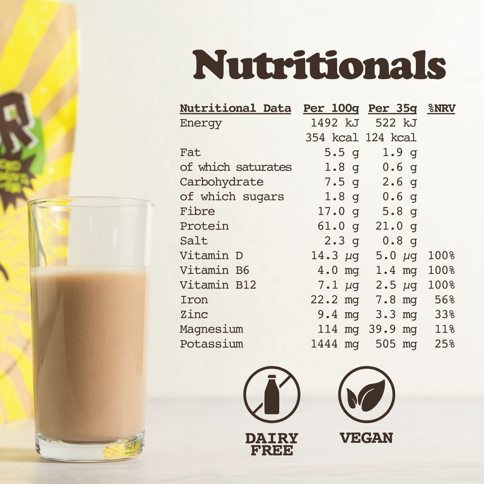 SunPower Vegan Protein Powder - 21g Plant Protein per Serving - Pea, Sunflower SunPowerAu supplements