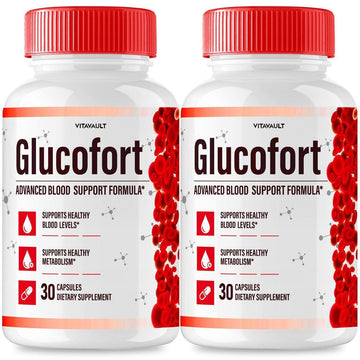 (2 Pack) Glucofort, Max Advanced Blood Support Formula Capsules VitavaultAu supplements