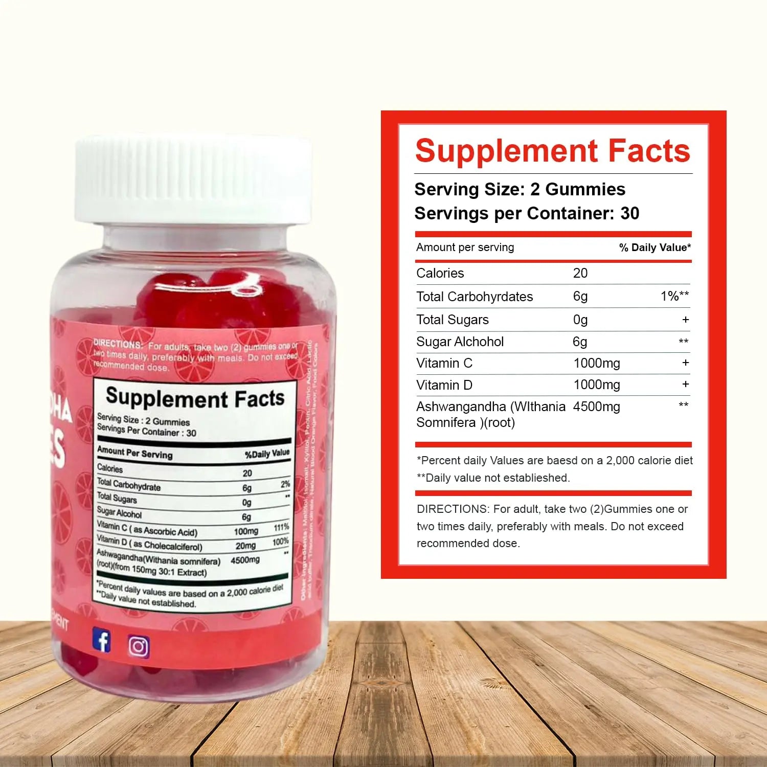 Simply Healthy Premium Ashwagandha Gummies, Stress Support with Blood Orange Flavor, Vegan, Easy to Chew, Daily Aid, Energy Booster, Mood Enhancer, for Both Men and Women, 60 Gummies Simply Healthynz supplements