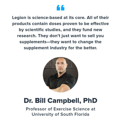 LEGION Whey+ Vanilla Whey Isolate Protein Powder from Grass Fed Cows - Low Carb LEGIONUS supplements