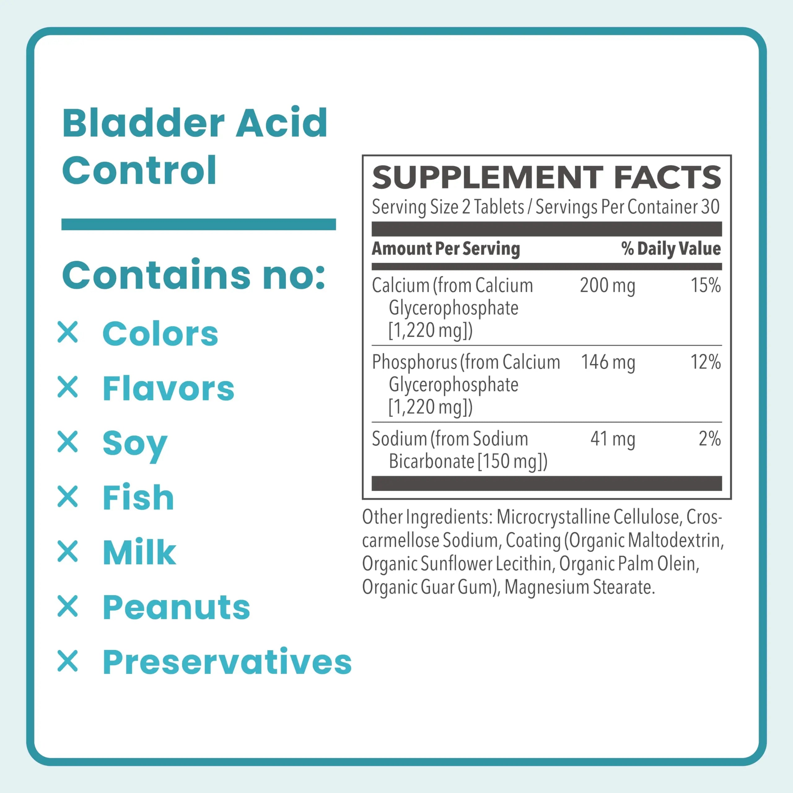 LifeSeasons Femetry Bladder Acid Control - Support for Interstitial Cystitis - Reduce Urine Acidity in The Bladder - Eases Flares Caused by Eating or Drinking Acidic Foods - 60 Tablets LifeSeasonsAu supplements