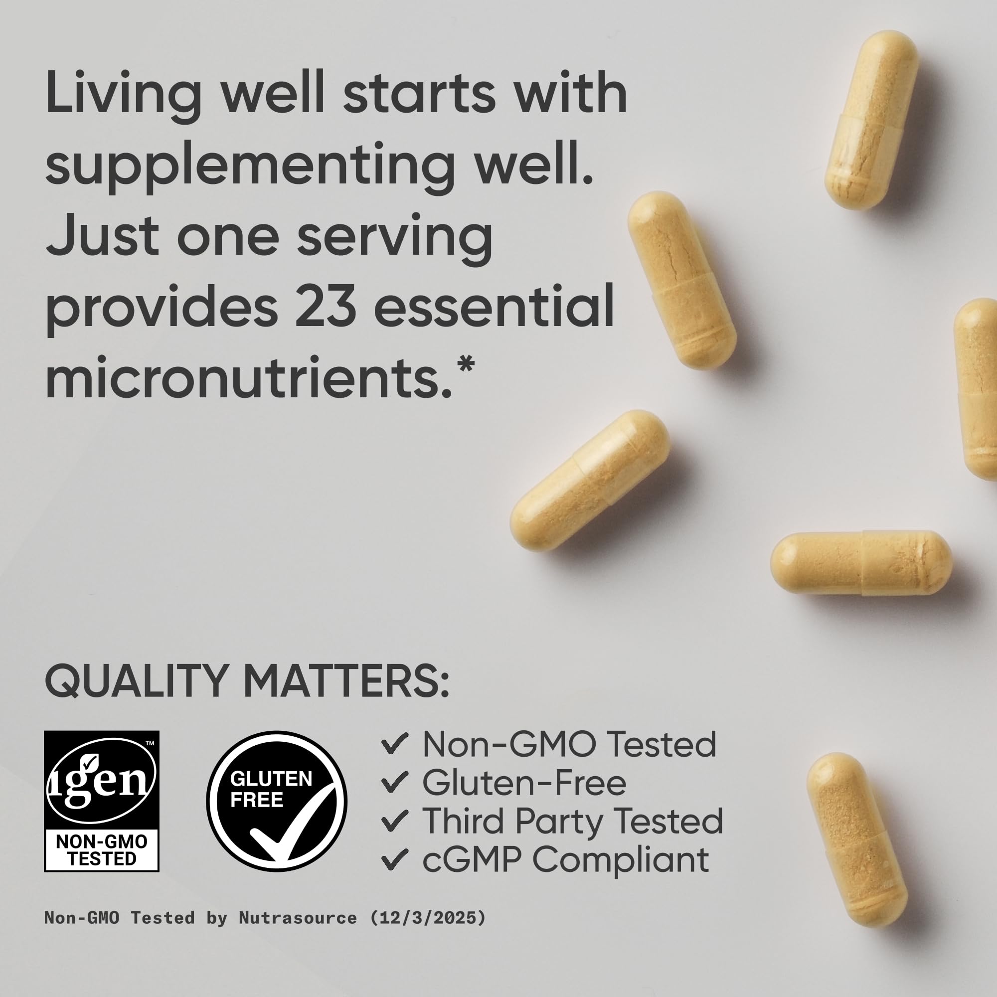 Sports Research® Multivitamin – Advanced Formula - 23 Essential Vitamins & Minerals with CoQ10 & Iodine - Daily Nutrient Support*- Non-GMO Tested & Gluten-Free -60 Veggie Capsules Sports ResearchAu supplements