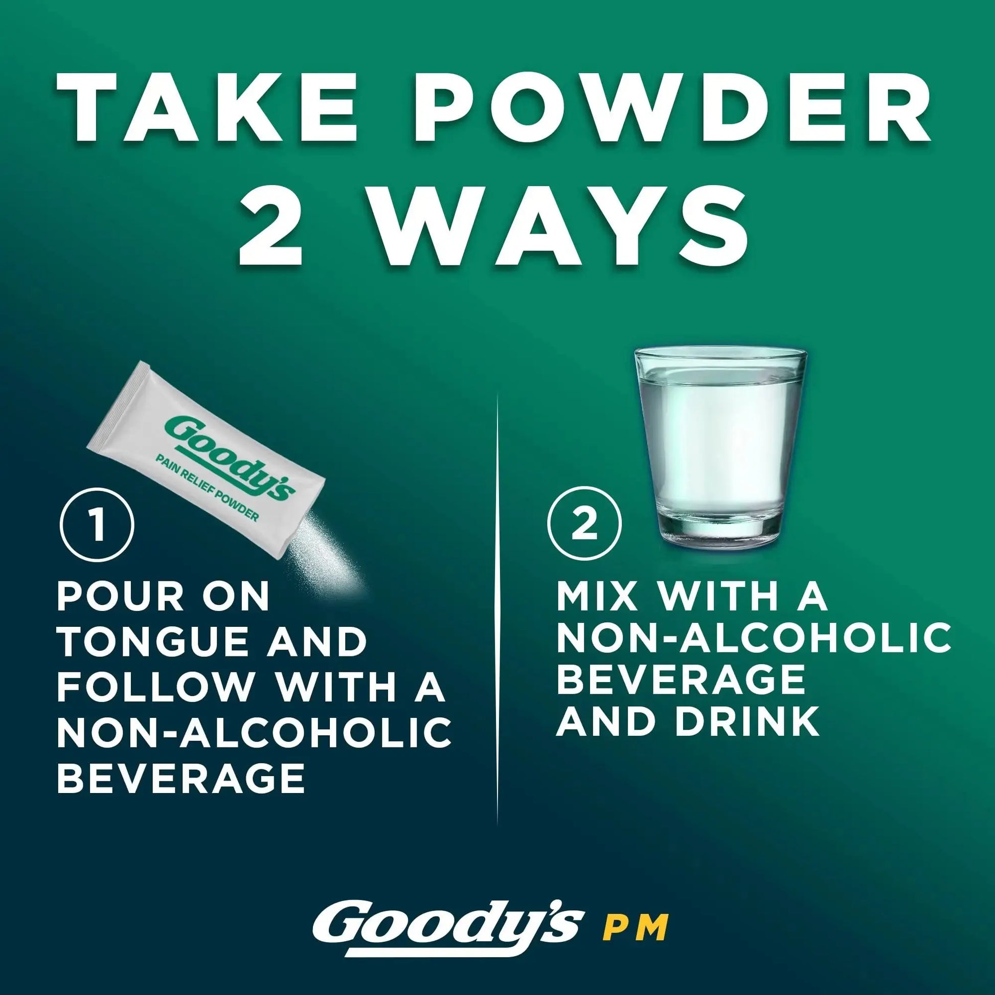 Goody's Nighttime Powder, Pain Reliever & Sleep Aid with Acetaminophen & Diphenhydramine Citrate, Caffeine Free, 16 Count Goody'sAu supplements
