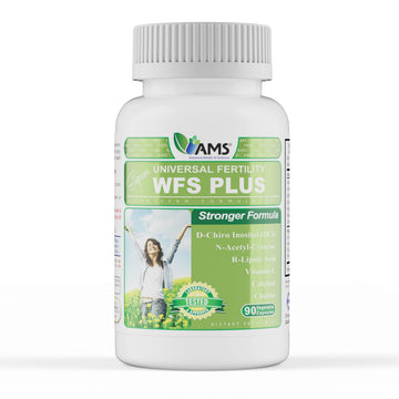 America Medic & Science WFS Plus Fertility Supplements for Women (90 Capsules) Supports Ovulatory Health | Natural Preconception Vitamins, Reproductive Aid, with D-Chiro Inositol, DHA |15-Day Supply. America Medic & ScienceAu supplements