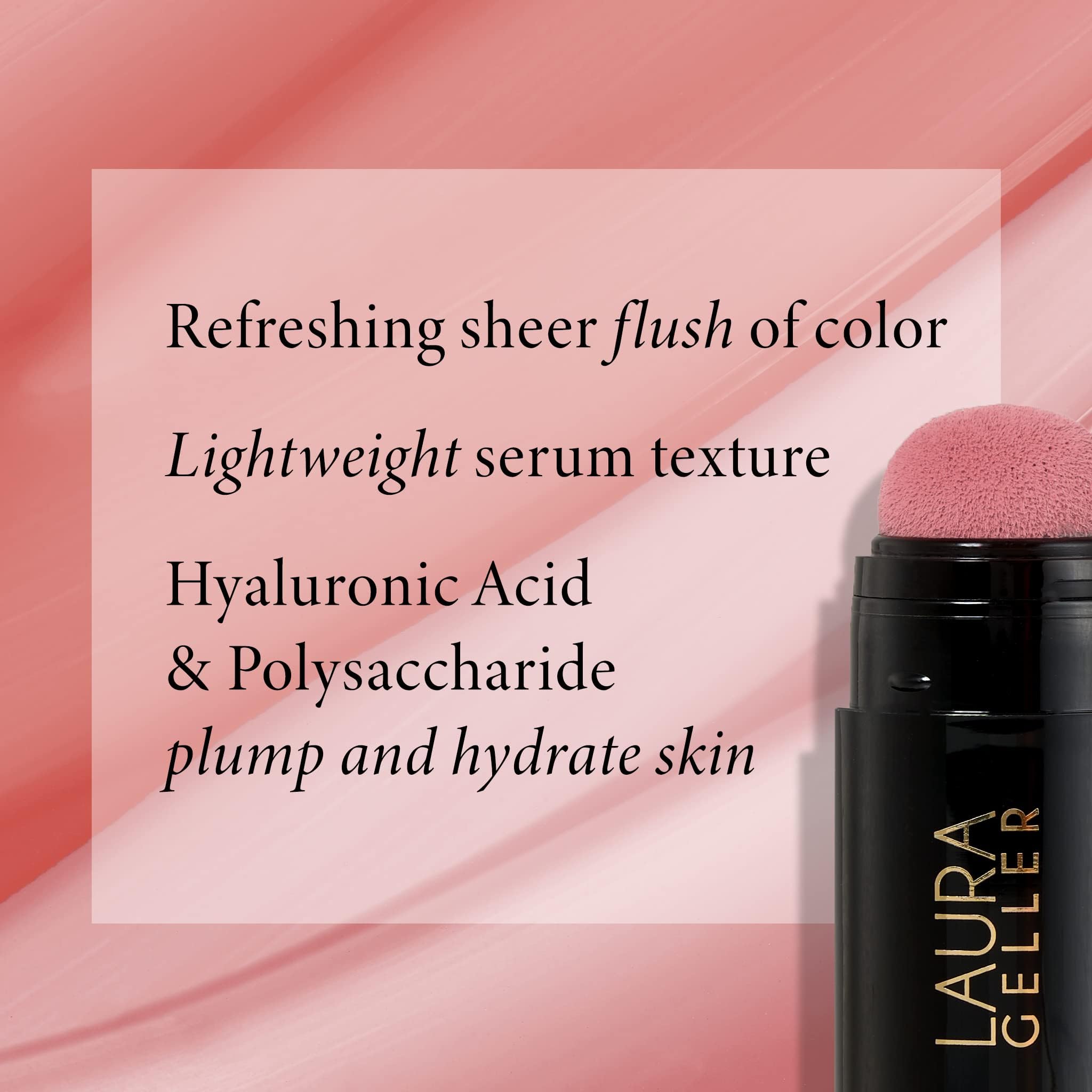 LAURA GELLER NEW YORK Serum Blush Tint, Lightweight Liquid Blush for Cheeks, Weightless Watercolor Sheer Finish, Practical Pink LAURA GELLER NEW YORKAu supplements